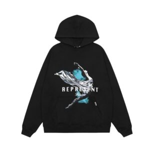 represent abstract dancer hoodie multicolor