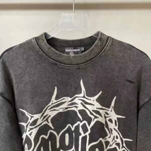 mixed emotion dual layer tee black