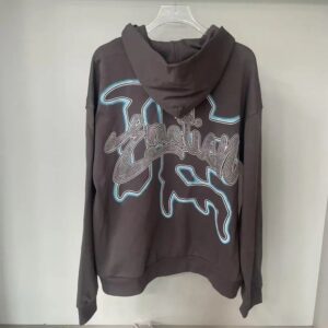 mixed emotion angel graphic hoodie multi