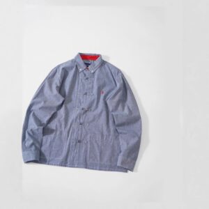 clot × rl traditional tang jacket blue/white