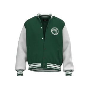 represent embroidered varsity jacket multicolor