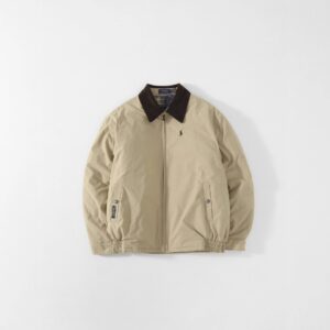 ralph lauren polo corduroy collar jacket khaki