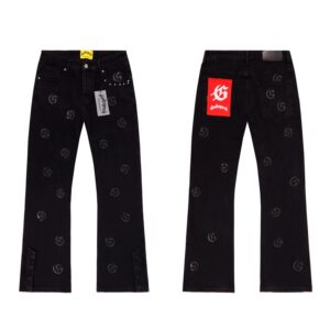 god&speed embroidered jeans blue