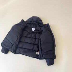 acg padded hooded jacket black