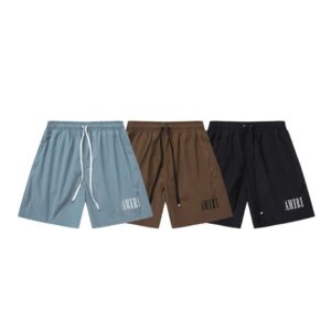 amiri quick dry logo shorts multicolor