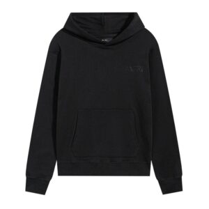 amiri embroidered hoodie black