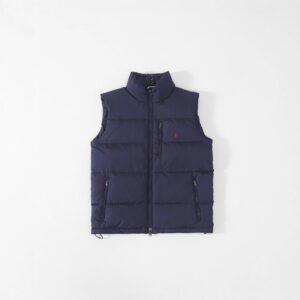 ralph lauren puffer vest black/navy/gray
