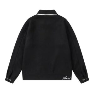 amiri wool logo jacket multicolor