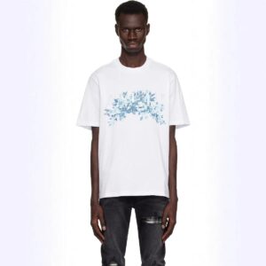 amiri letter print t shirt multicolor