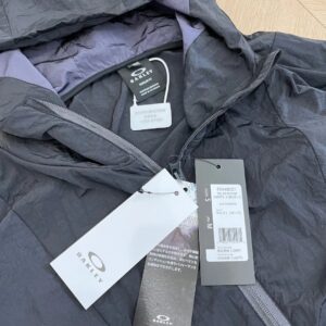 oakley nylon blend jacket black