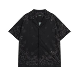 amiri totem print shirt and shorts set multicolor