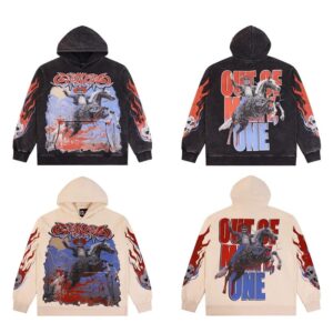 godspeed skull letter hoodie multi