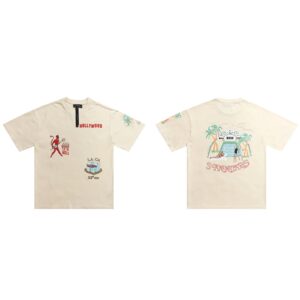 amiri graphic print vintage t shirt multi