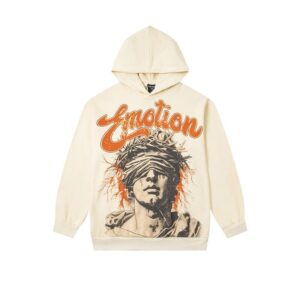 mixed emotion rhinestones hoodie