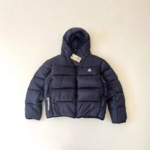 acg padded hooded jacket black