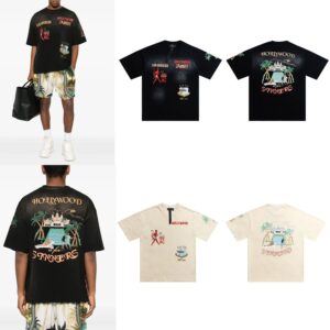amiri graphic print vintage t shirt multi