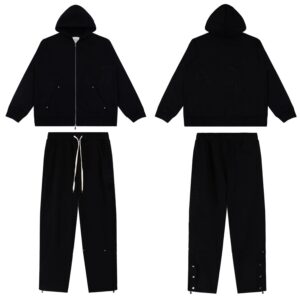 god&speed hoodie set red/black/cream