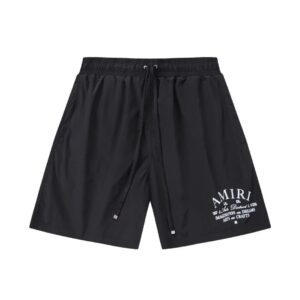 amiri quick dry logo shorts multicolor