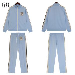 saint terry embroidery jacket set multicolor