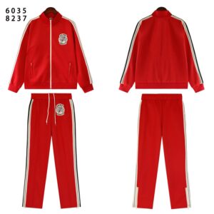 saint terry embroidery jacket set multicolor