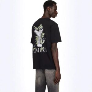 amiri letter print t shirt multicolor