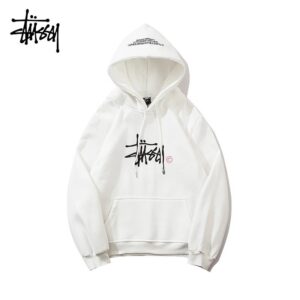 stussy embroidered hoodie multicolor