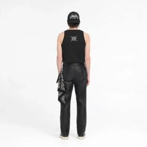 represent embroidered knit vest multicolor