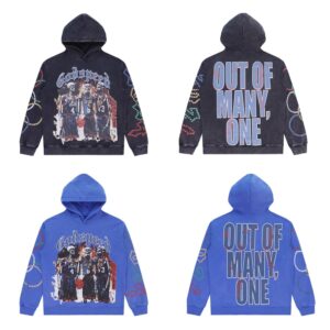 godspeed skull letter hoodie multi