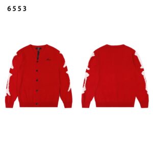 amri bone pattern knit cardigan multicolor