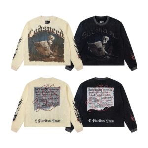 god&speed skull letter tee multicolor