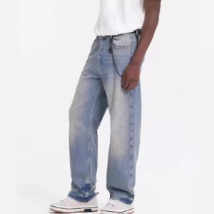 represent life washed denim jeans blue
