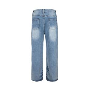 represent life washed denim jeans blue
