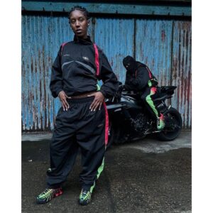 devilbrand embroidered tracksuit black