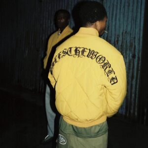 ruletheworld quilt puffer jacket multi