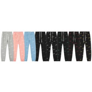 corteiz printed joggers multicolor