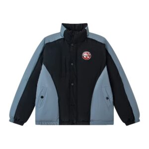 corteiz colorblock puffer jacket