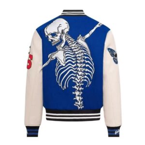 godspeed skeleton embroidery jacket black