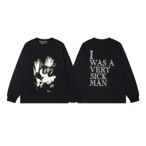 erd graphic washed long sleeve tee multi