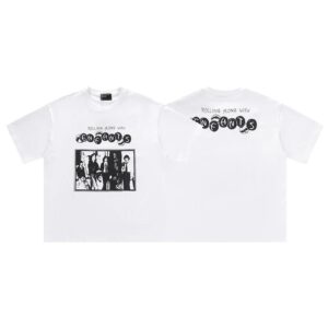 erd geometric graphic t shirt black