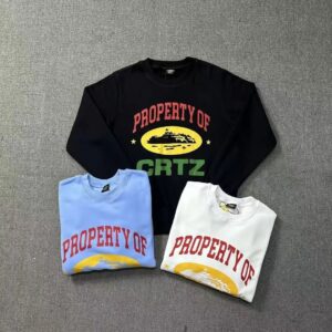 corteiz logo print sweatshirt multicolor