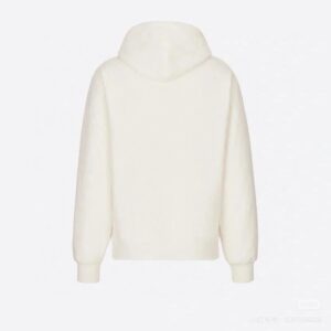 ​​dior men's solid color drawstring hooded sweatshirt white/gray/ black