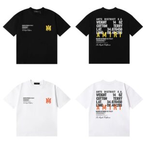 amiri paint camo tee multicolor