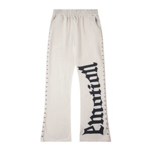 mixed&emotion rhinestone letter sweatpants