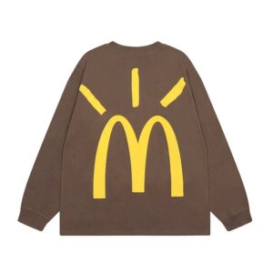 travis scott x mcdonald's tee brown