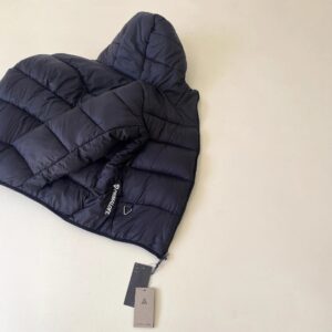 acg padded hooded jacket black
