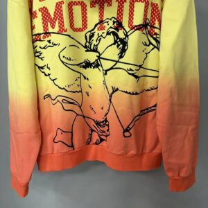 mixed emotion gradient hoodie yellow/orange