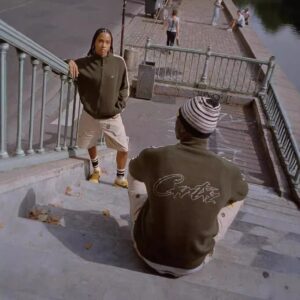 corteiz high street knitted cardigan