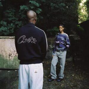 corteiz high street knitted cardigan