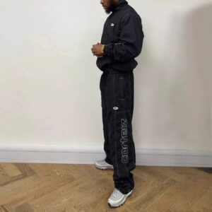 corteiz street style black jacket