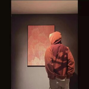 travis scott skull embroidered hoodie rust